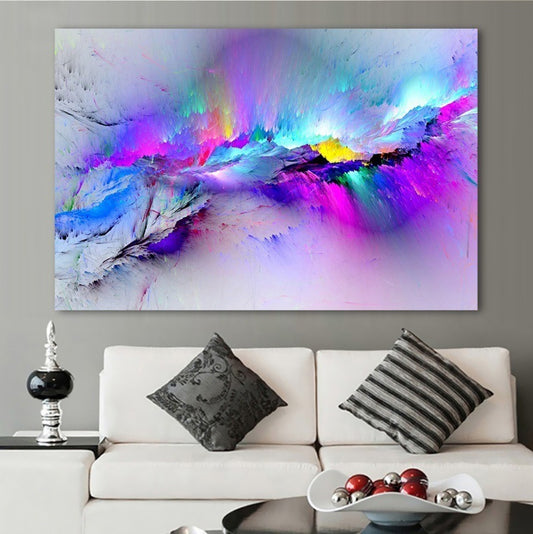 Abstract Colorful Cloud Painting
